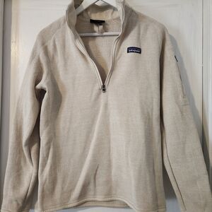 Patagonia Zip-Up Sweater in Cream